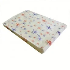 Starburst paper bags folded at corners and tied with string, showing 8.5 x 11 inch size.