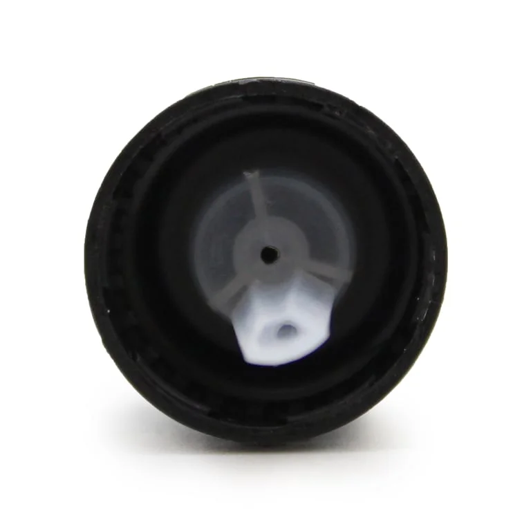 Tamper evident 50ml dropper cap with matching cap suitable for 10 ml and 50 ml bottles