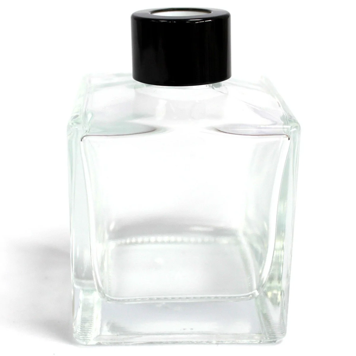 Square diffuser bottle, 200ml, clear glass