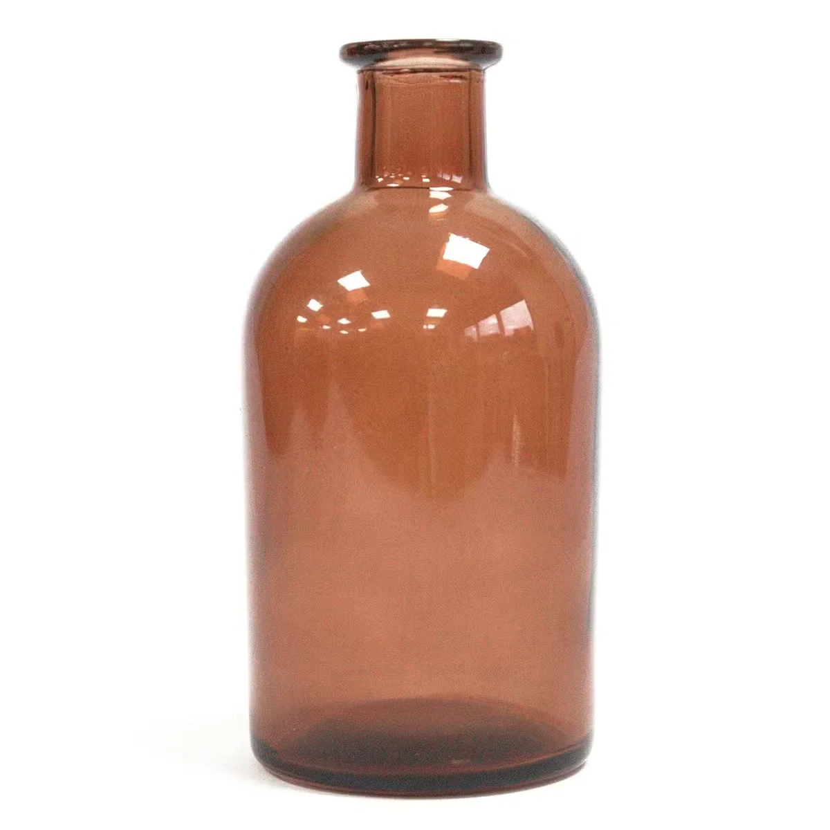 250 ml amber round antique reed diffuser bottle