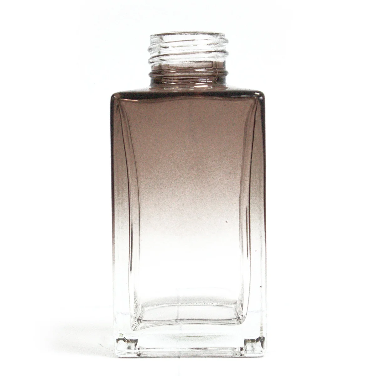Charcoal 100 ml square diffuser bottle with a long neck