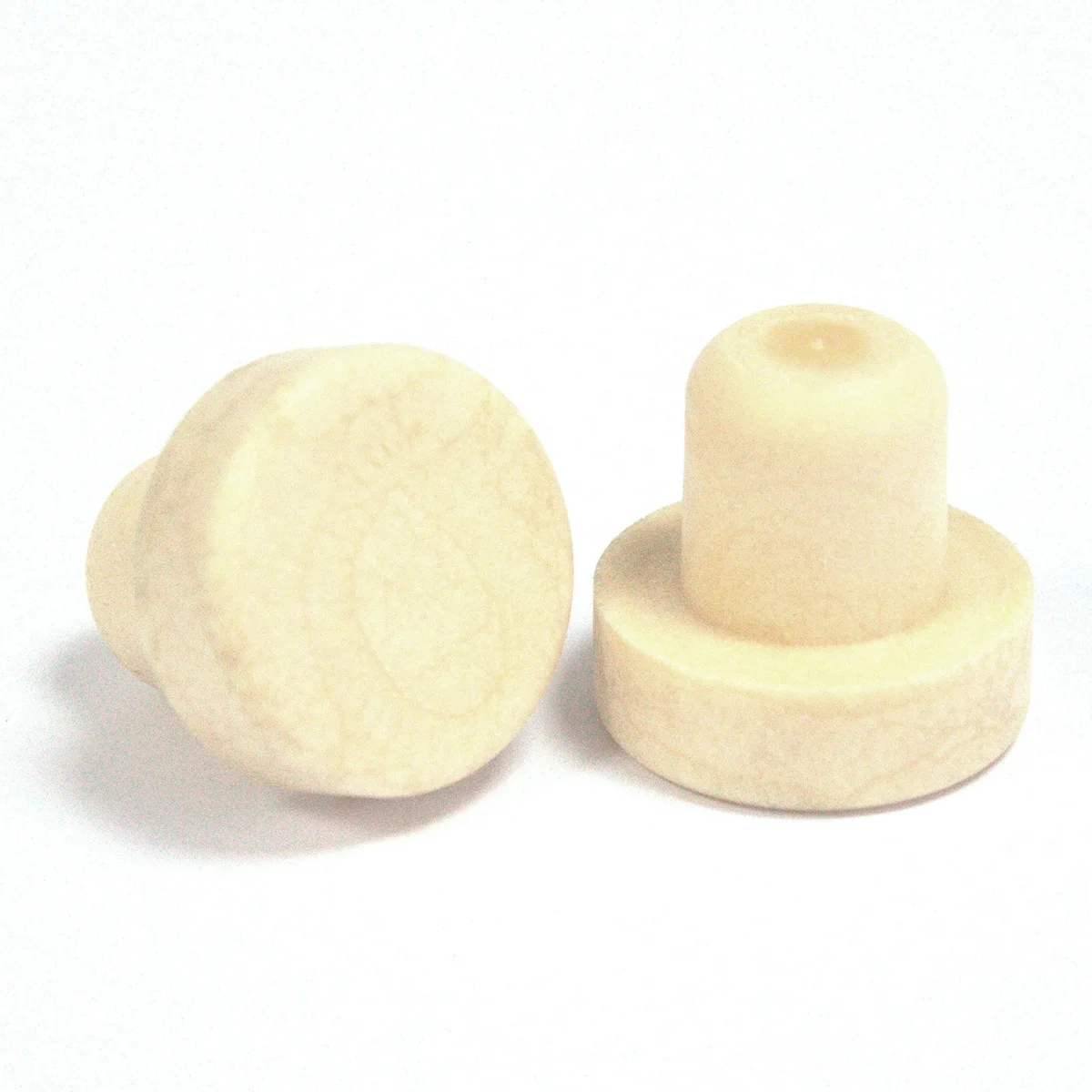Wooden imitation 2.2cm cap for RDBot-08/09/10 shown on plain white background