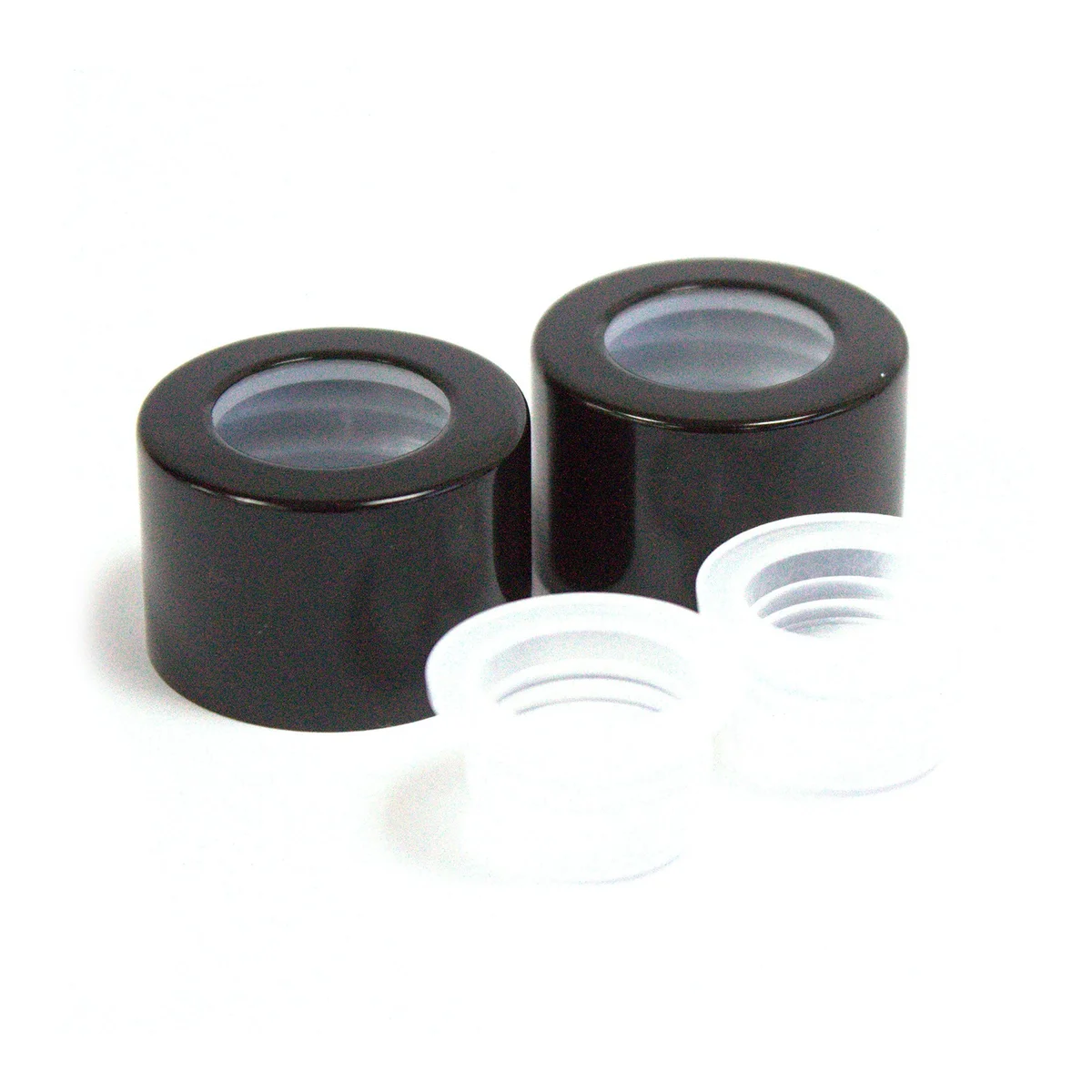 Black top cap for RDBot-14/15/16 measuring 2.5 cm, shown on a plain white background