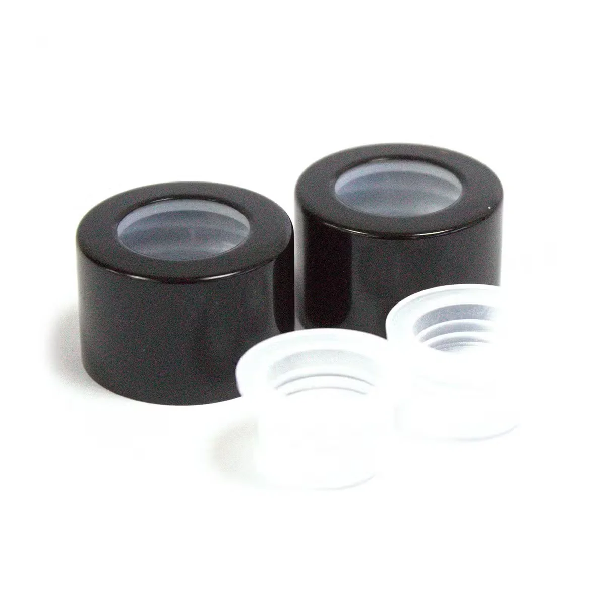 Black 2.5 cm cap designed for RDBot-14/15/16 models shown on white background