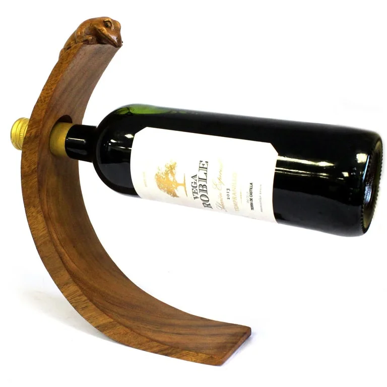 balance wine holder gecko design