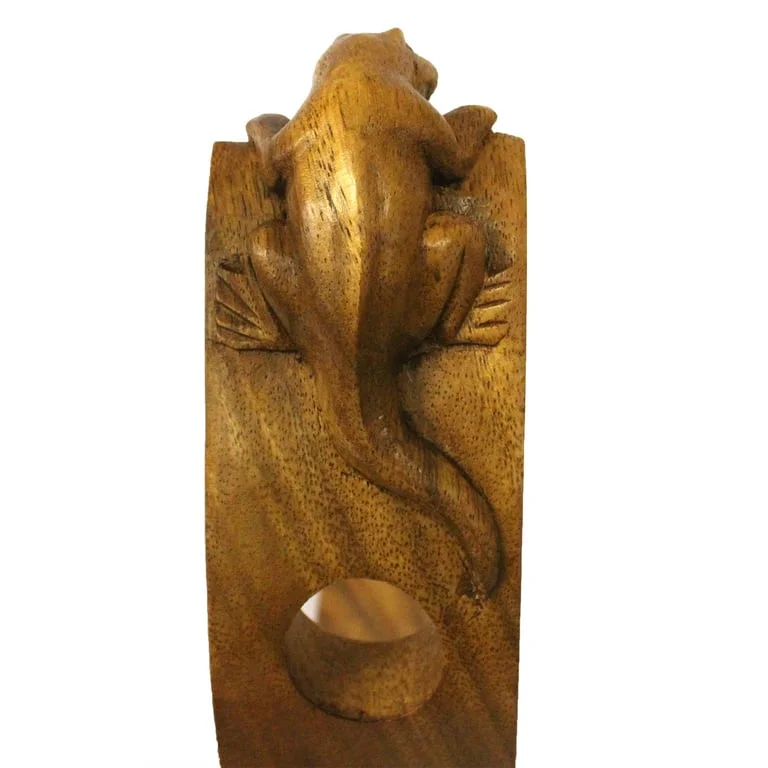 Gecko wine holder balance for small bottles