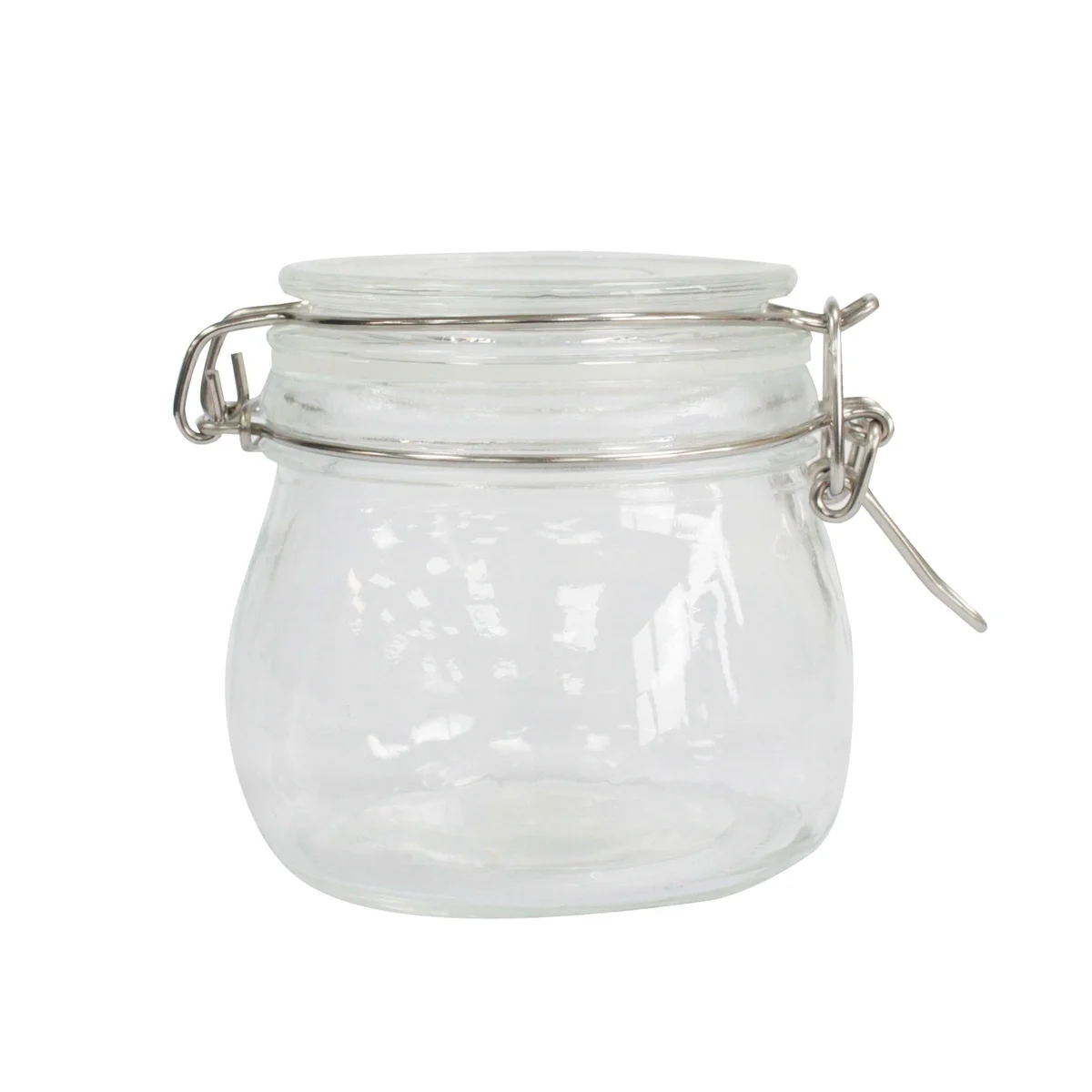 Classic Kilner glass food jar, clear, 500ml food jar.