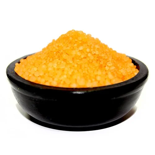 Jar of Honeysuckle Simmering Granules used as home fragrance granules for a fresh scent in rooms