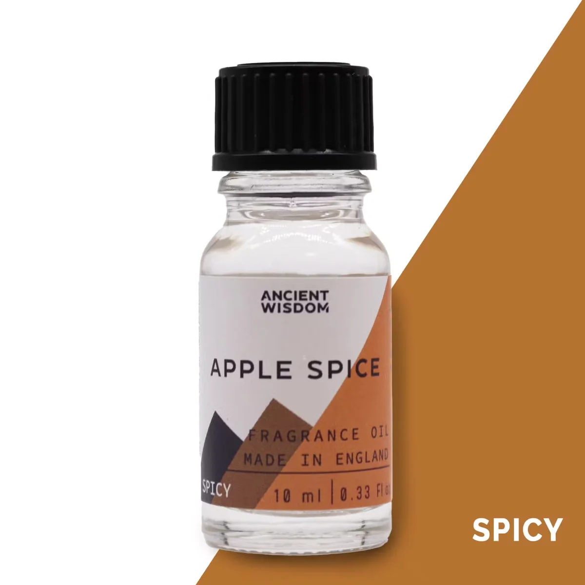 10ml amber bottle of apple scented fragrance oil
