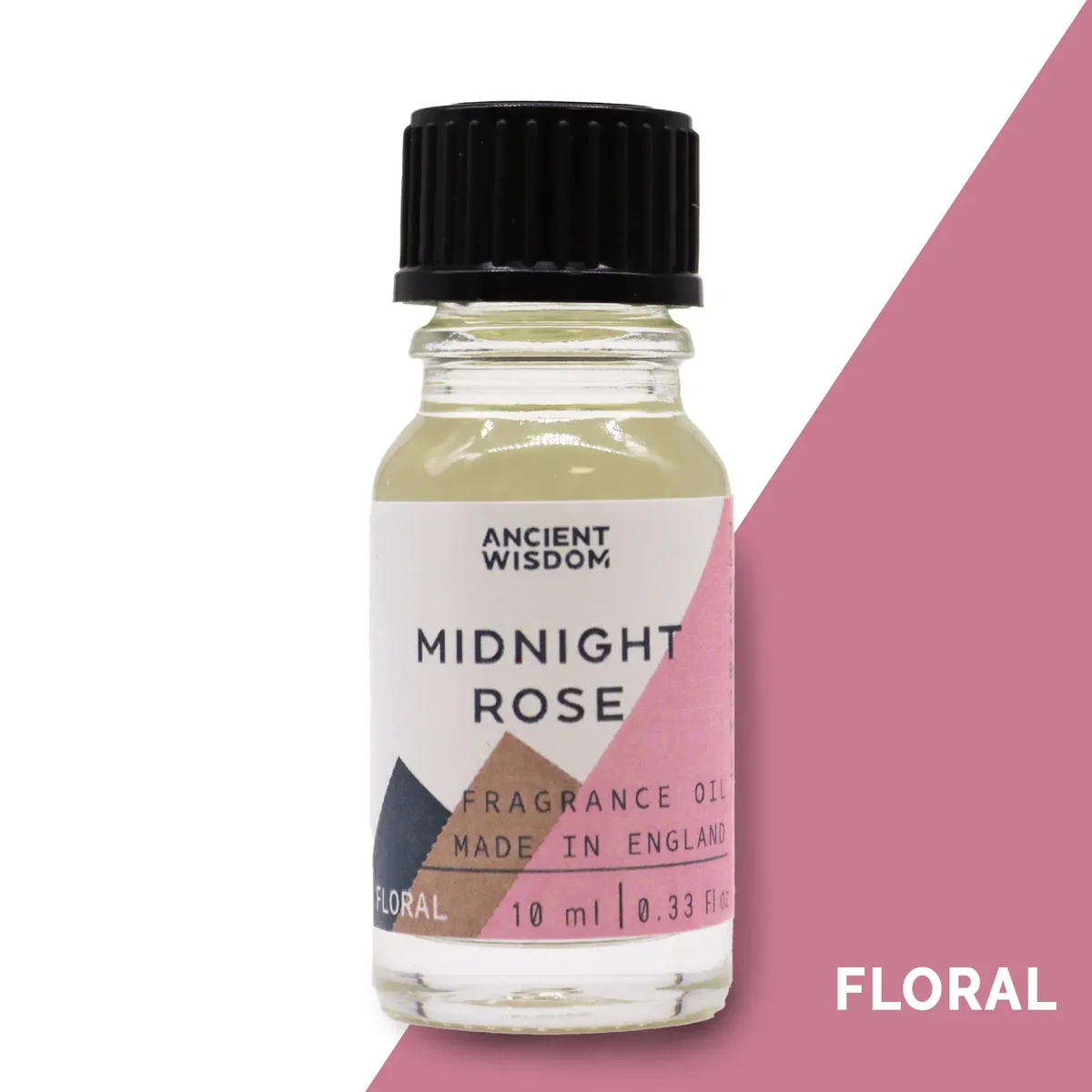 10ml bottle of midnight rose fragrance oil
