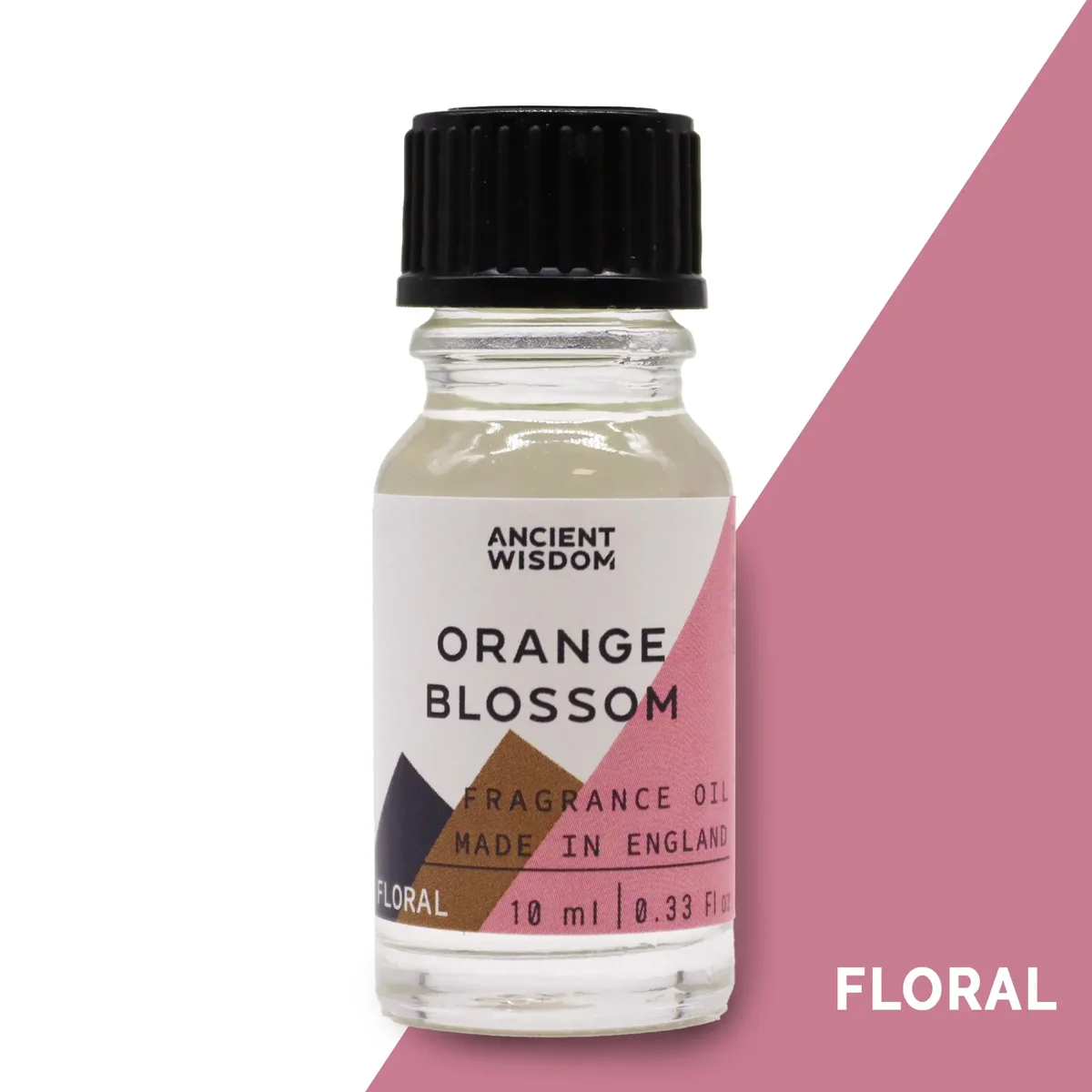 Clear bottle of 10 ml orange blossom oil