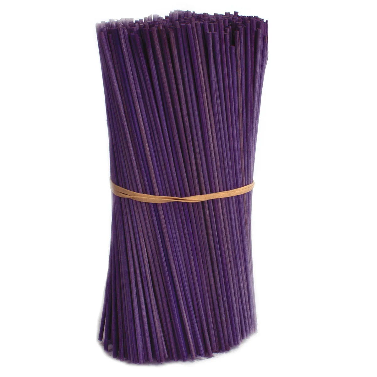 Three purple diffuser sticks standing upright, each 25cm long and 3mm thick, weighing 500gms total