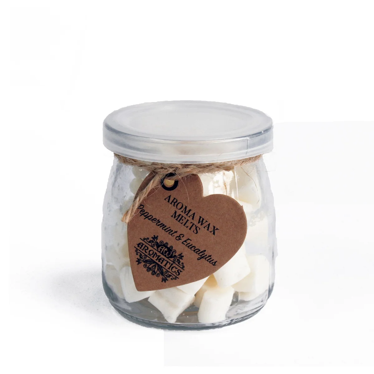 Scented wax melts featuring peppermint and eucalyptus aromas.