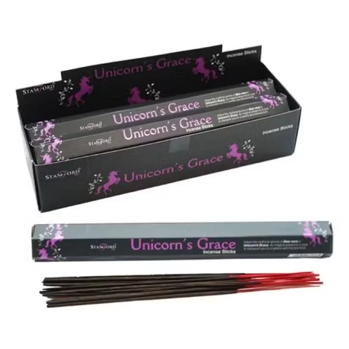 Unicorn's Grace incense sticks, a unicorn fragrance incense