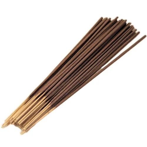 Gold vertiver incense bulk sticks presented in a bundle.