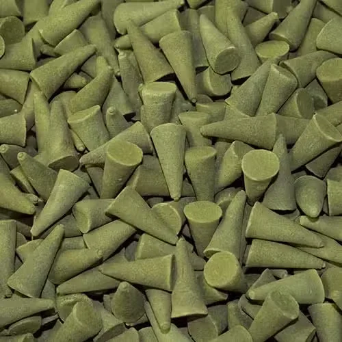 Bulk stack of Frank Myrrh incense cones