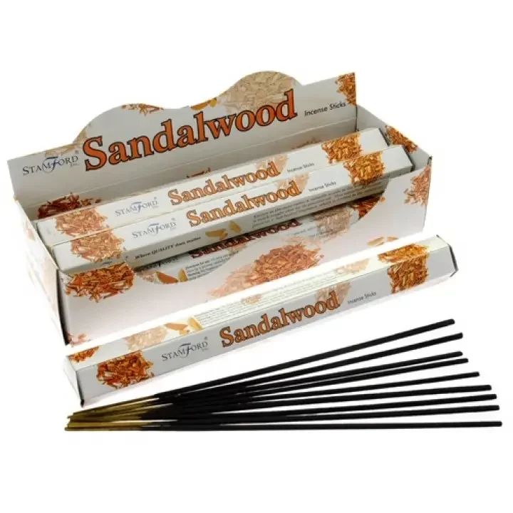 Premium sandalwood incense sticks.
