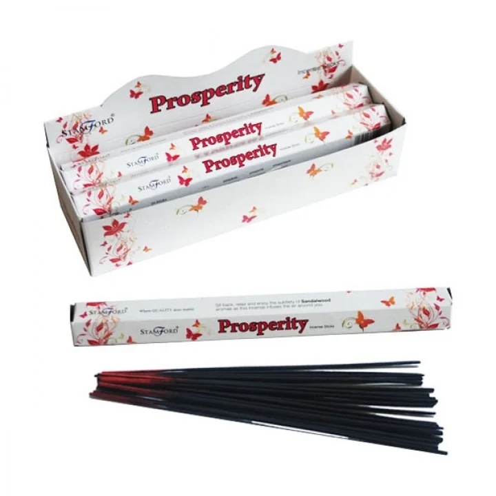 Prosperity Premium incense sticks bundled, symbolising incense for wellbeing.