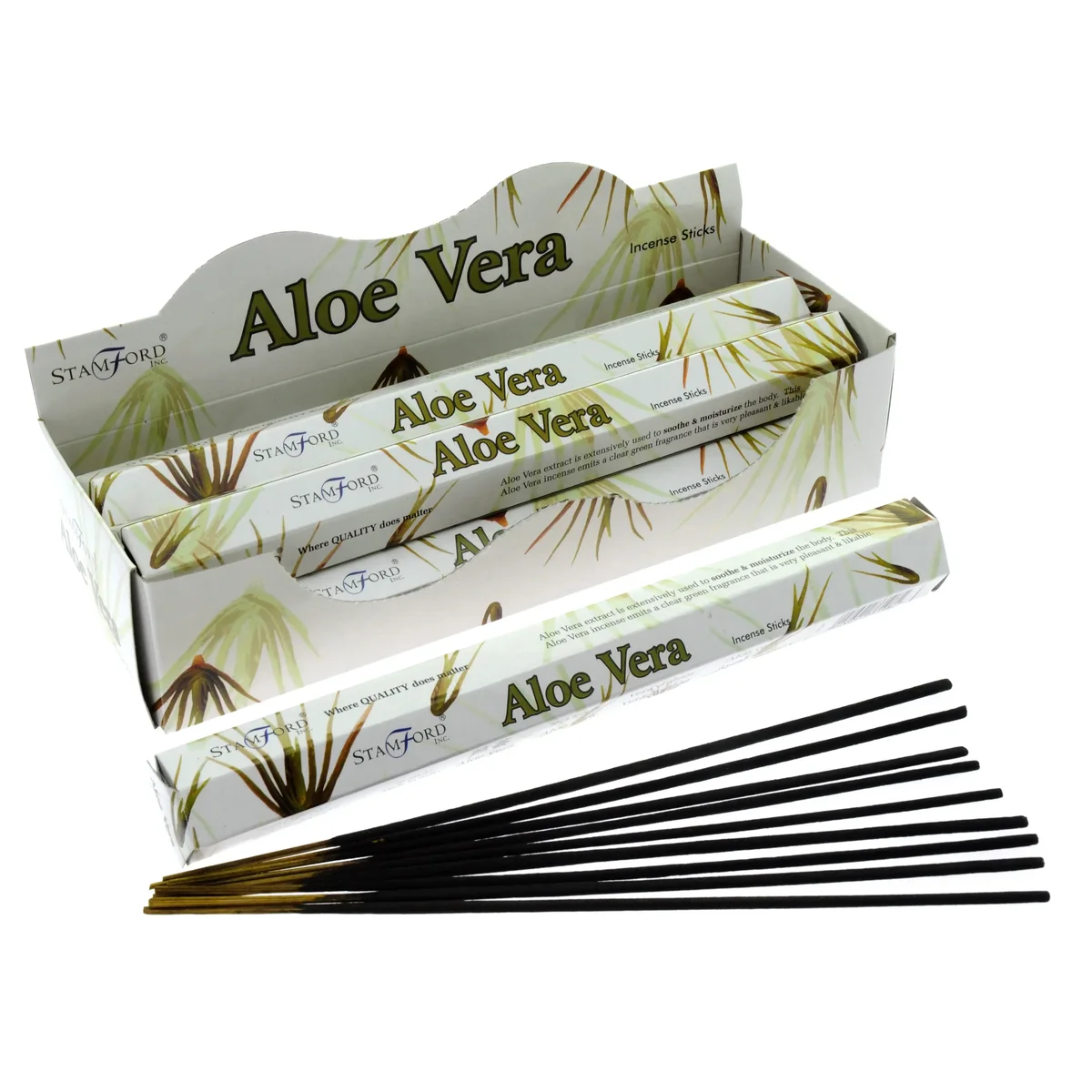 Stack of Aloe Vera premium incense sticks