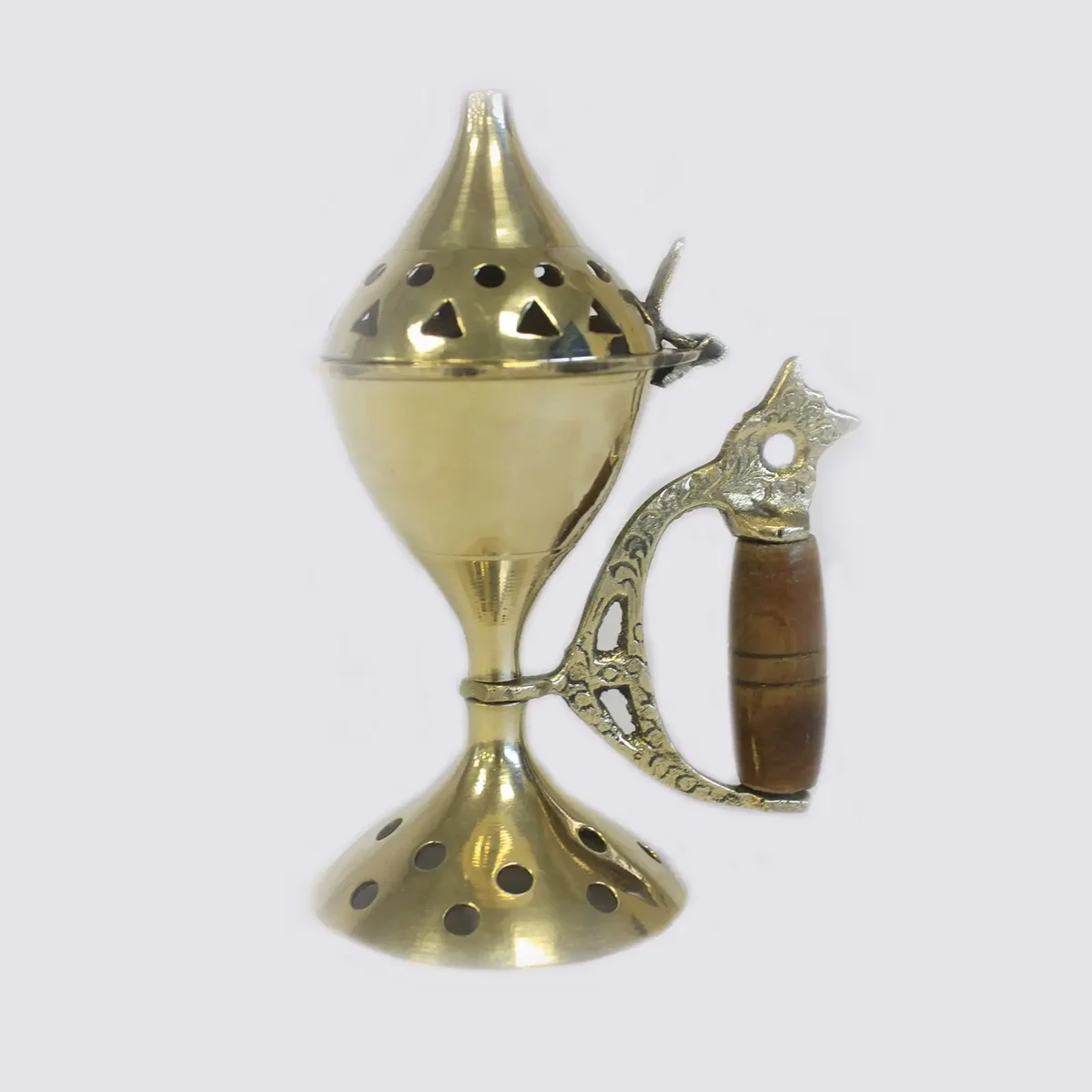 cone burner with handle displayed in the photo