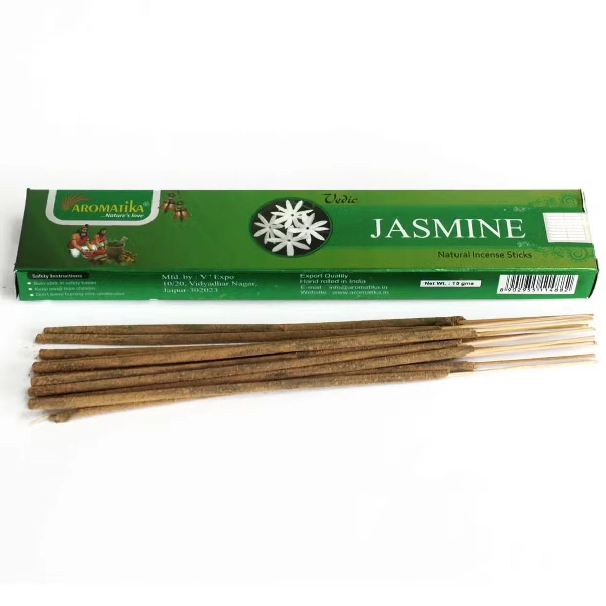 Vedic incense sticks jasmine scent bundled together – incense sticks UK