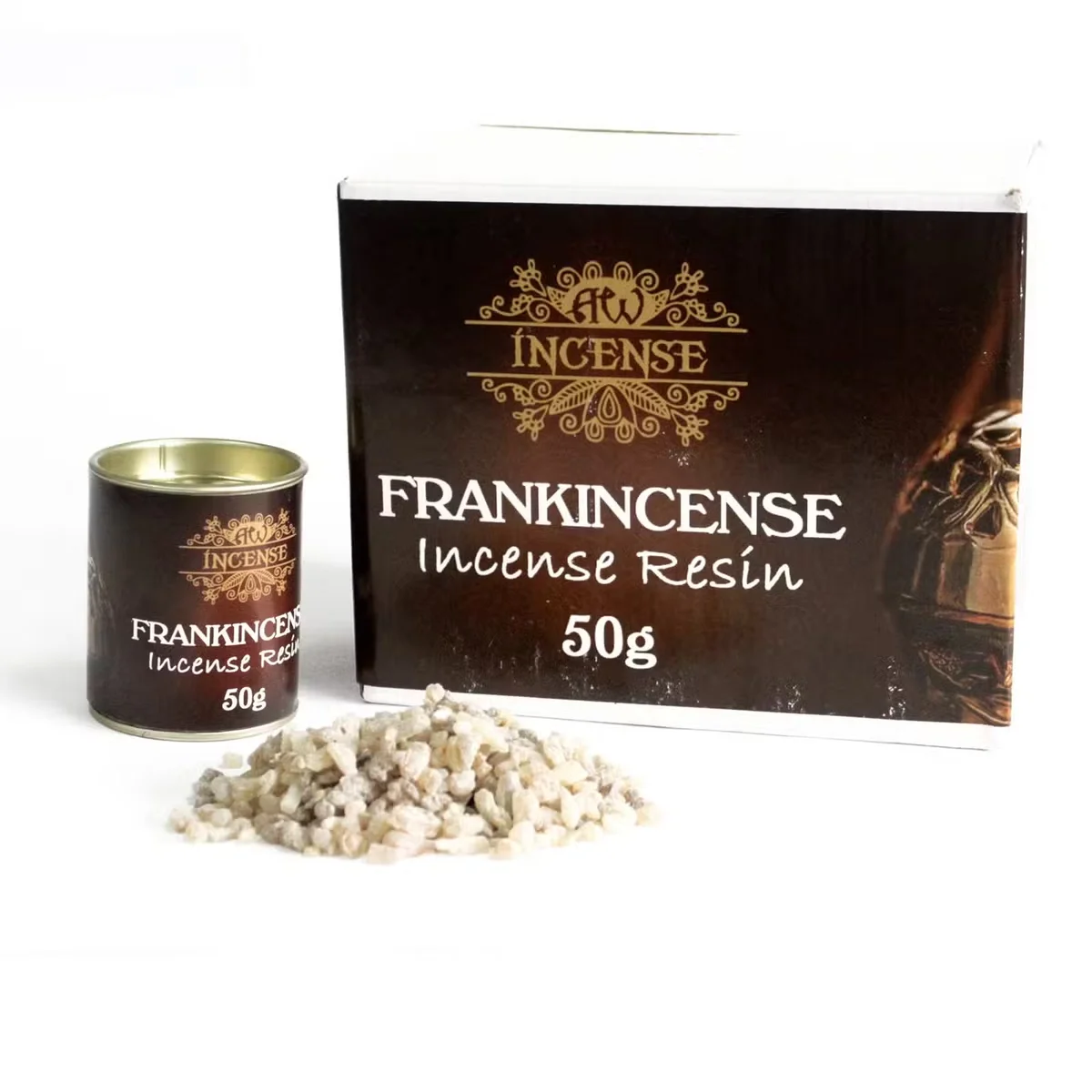 50gm frankincense resin displayed against neutral background – frankincense resin uk
