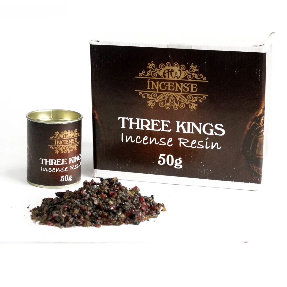 Three Kings ornament, 50gm resin design shown against a plain background.