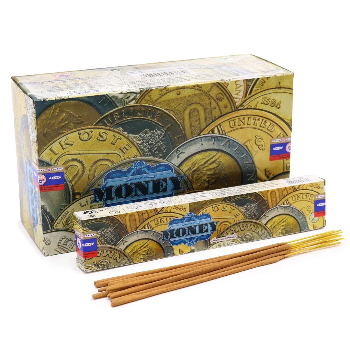 Incense sticks branded Satya Money