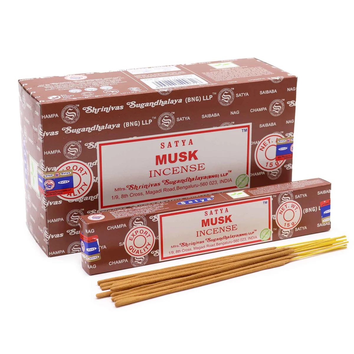 Satya 15g musk incense.