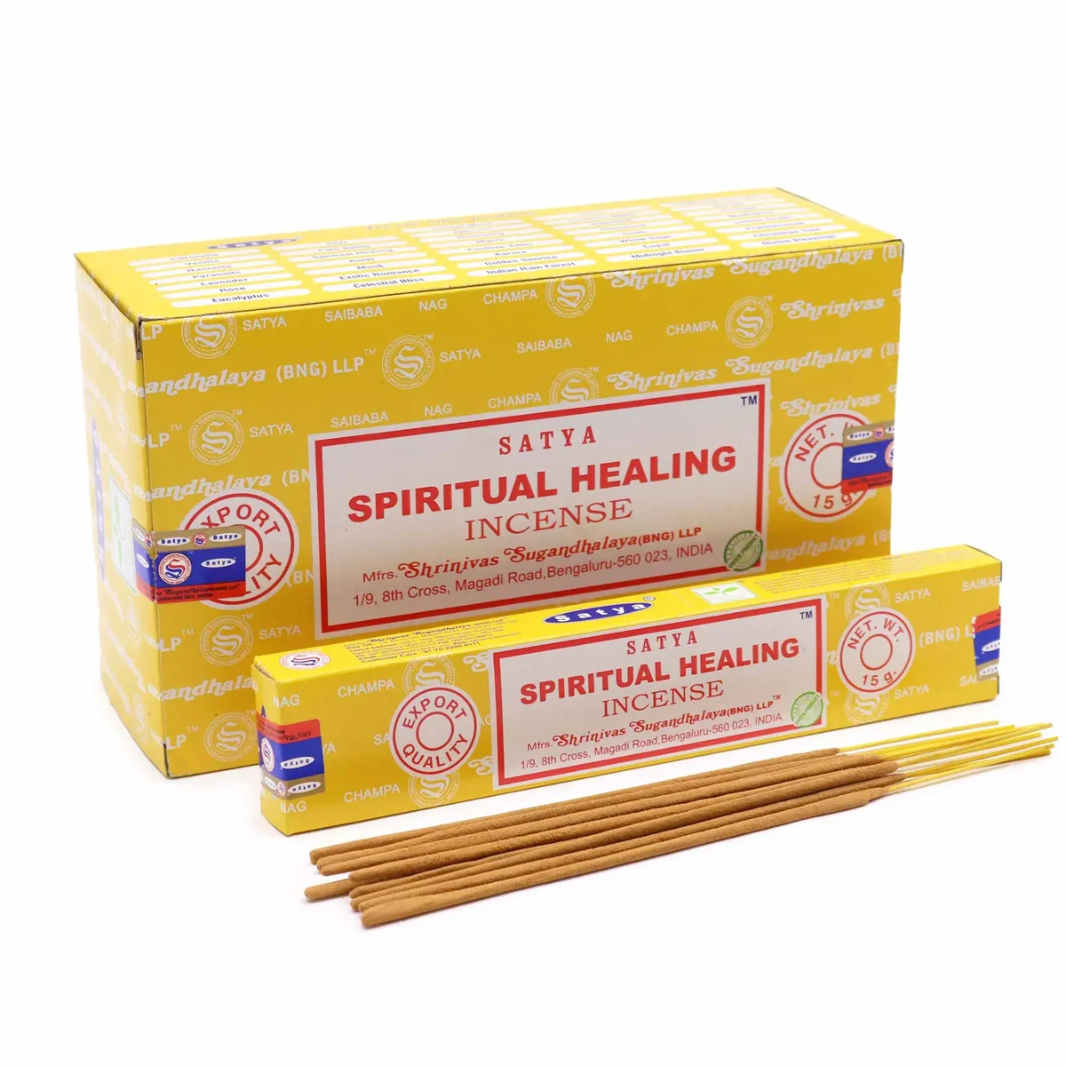 Spiritual healing incense stick, 15g, wrapped in paper.