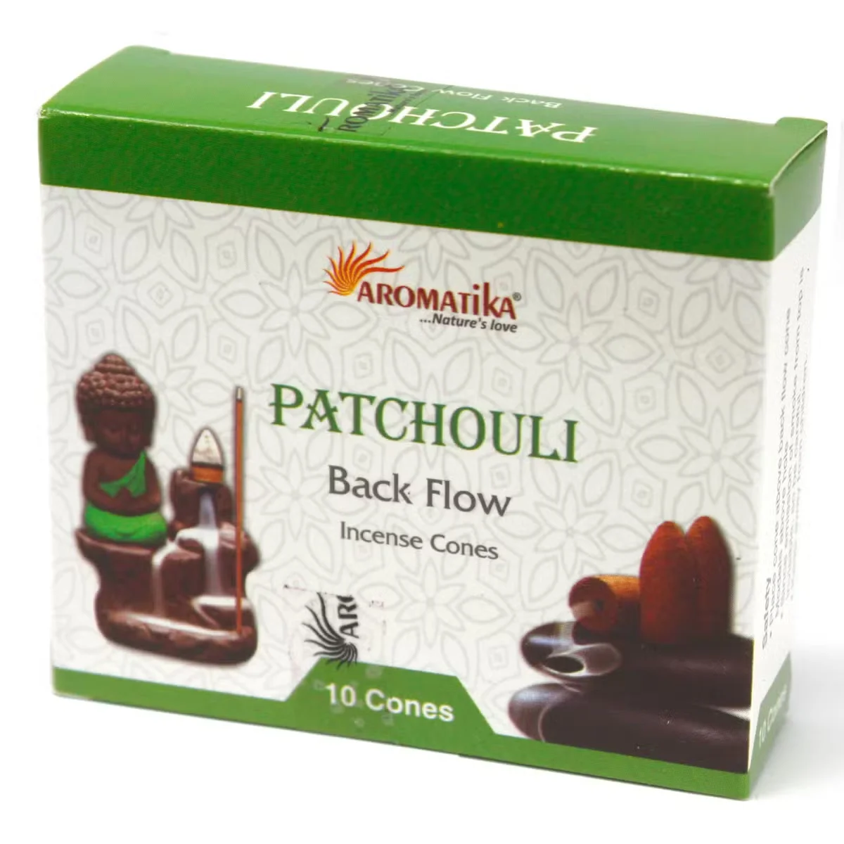 Aromatica incense cones in patchouli scent
