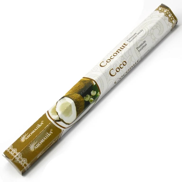 Coconut incense sticks from Aromatica Premium.