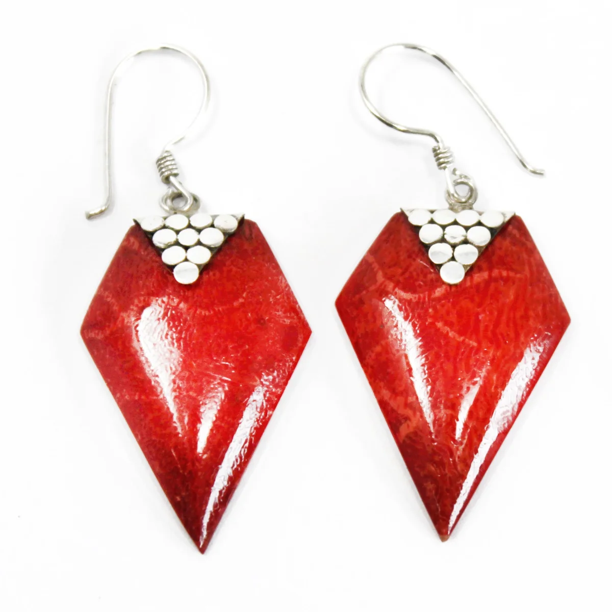 925 silver grape earrings displayed on a clean background.