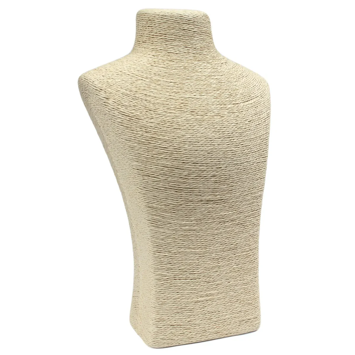 Large classic cream bust figurine showing a smooth sculpted head in neutral pose.