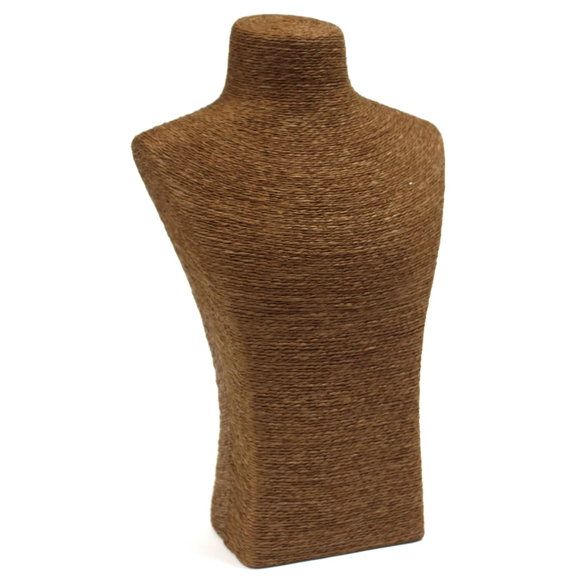 Medium chocolate‐colored classic bust decor.