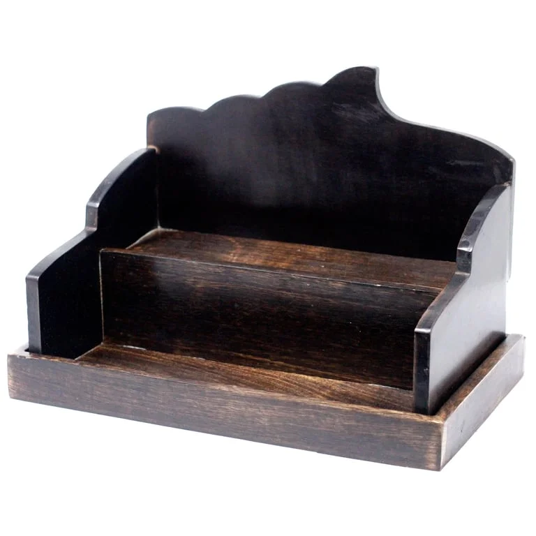 Jolly Useful mini mango wood display, compact wooden board with natural grain for versatile use.