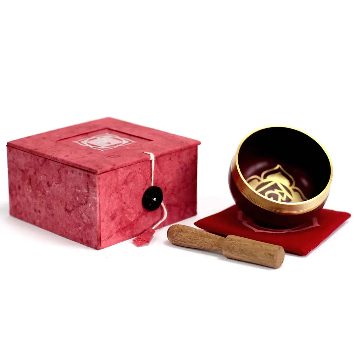Chakra singing bowl labeled Root