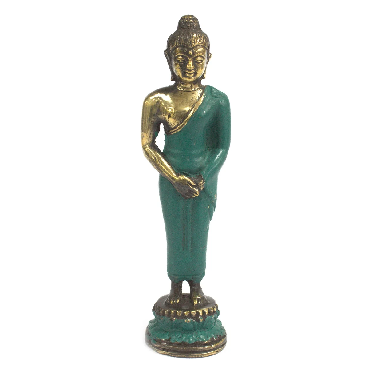 Meditation Buddha statue standing in a serene pose.
