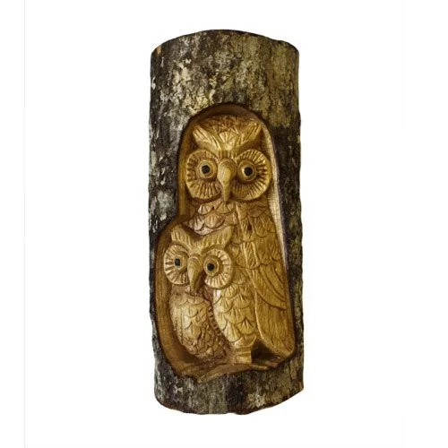 Owl family set featured as owl home decor.