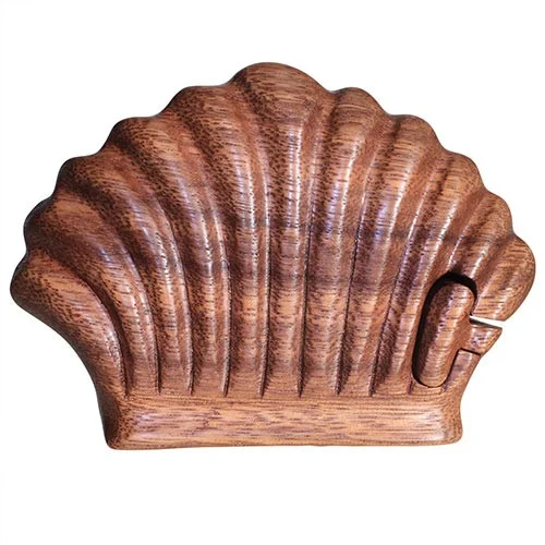 Bali Magic Box sea shell box in pristine condition
