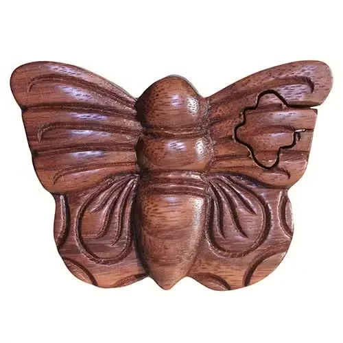 Bali magic box with butterfly motif