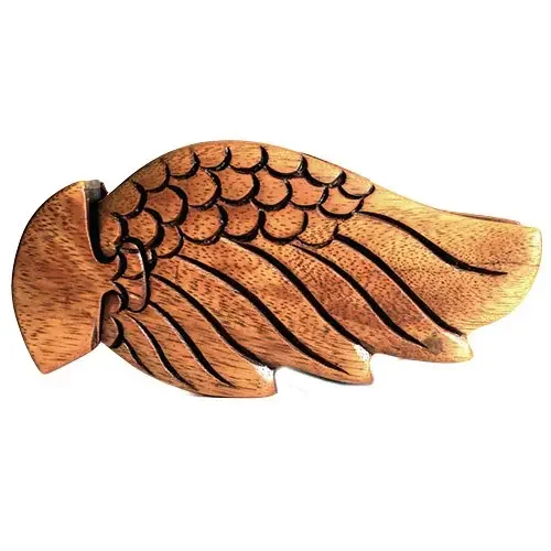 Bali magic box Angel Wing featuring a delicate wing motif on a small decorative case