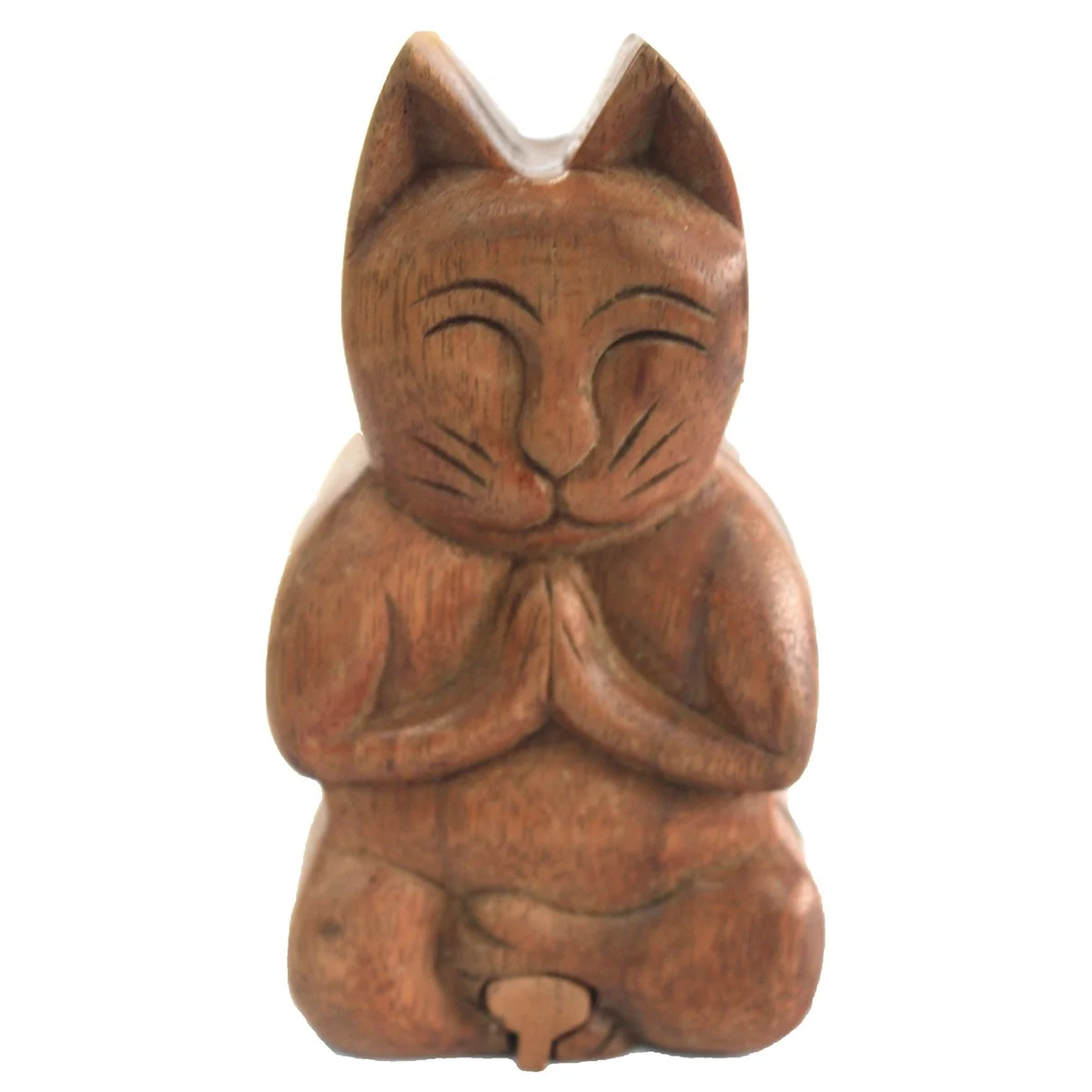 Bali Magic Box – a yoga cat storage box with a playful cat illustration and a snug lid.