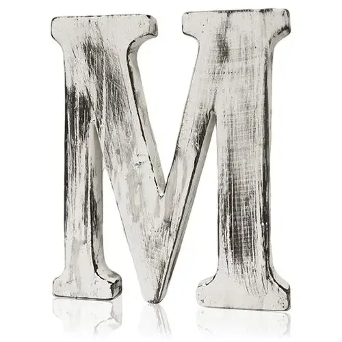 M size shabby chic letter for wall letter decor