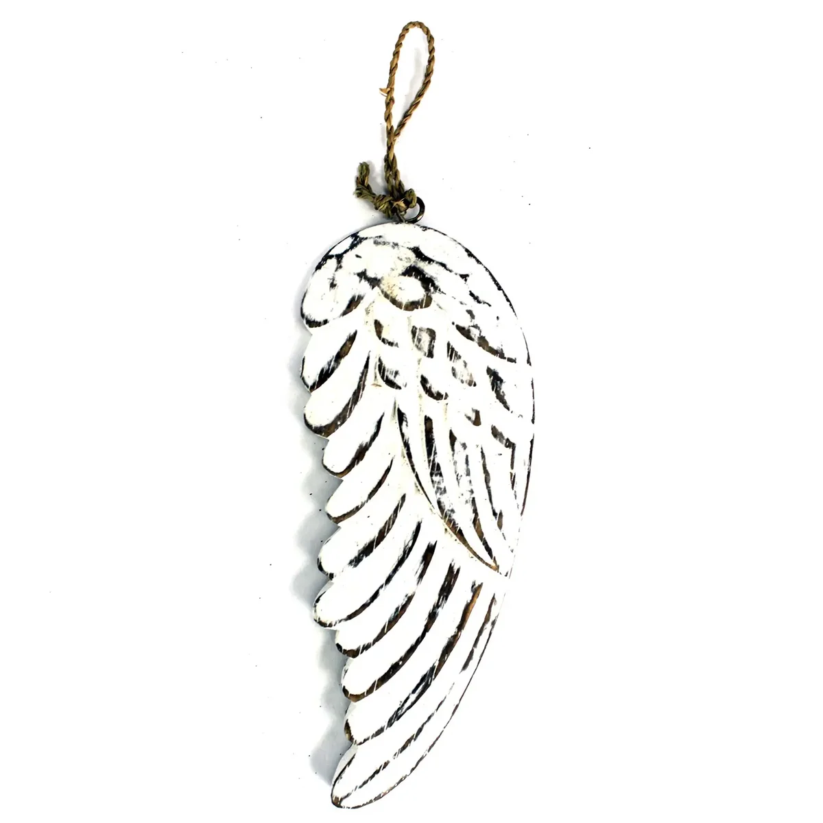 Hand crafted small angel wing measuring 18cm.