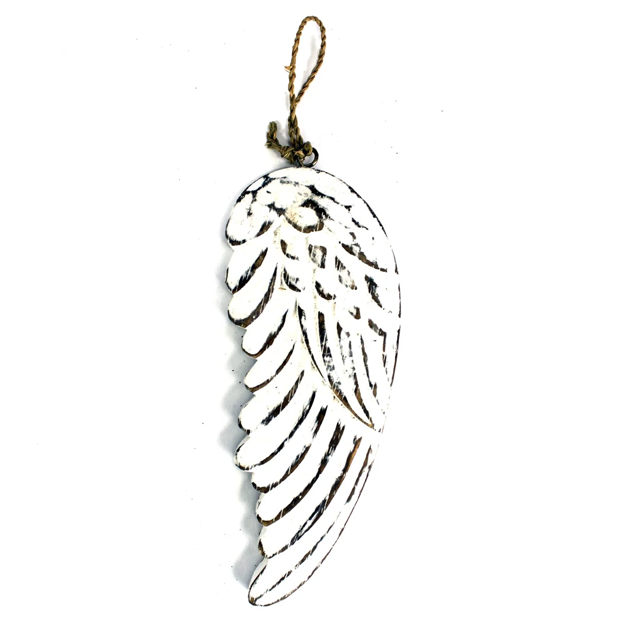 18cm angel wing handcrafted, small compact wing with elegant curves