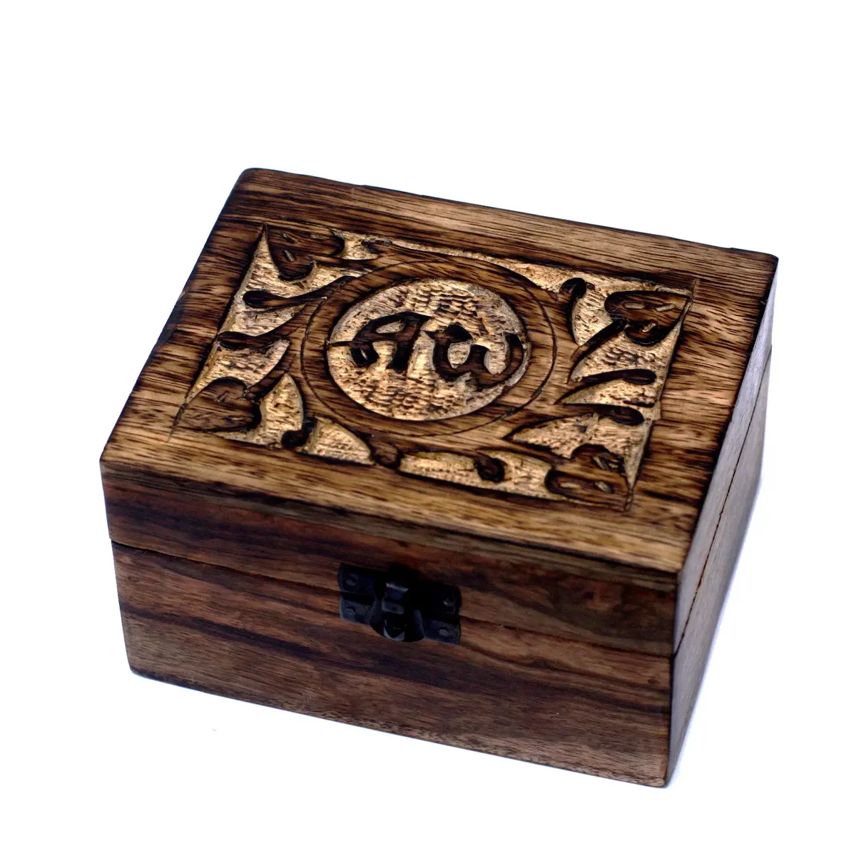 Mango aromatherapy storage box AW with 12 compartments for essential oils