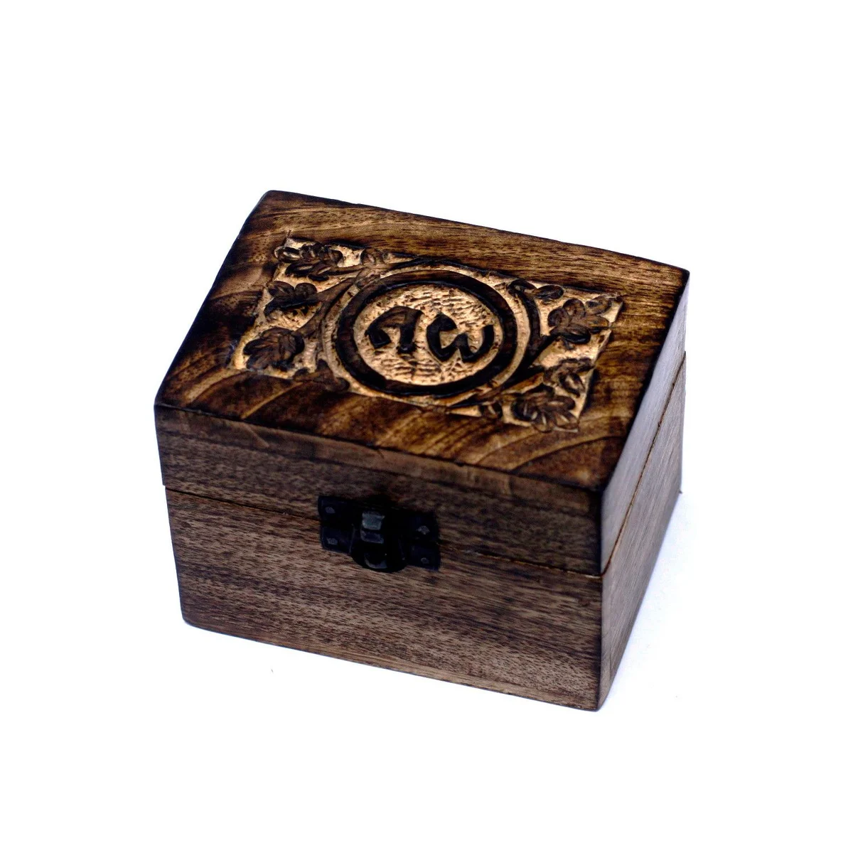 Mango aromatherapy box displayed on a wooden surface.