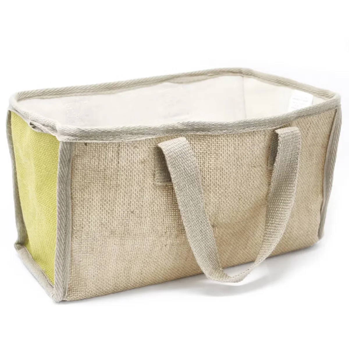 Large olive basket, woven shopping tote