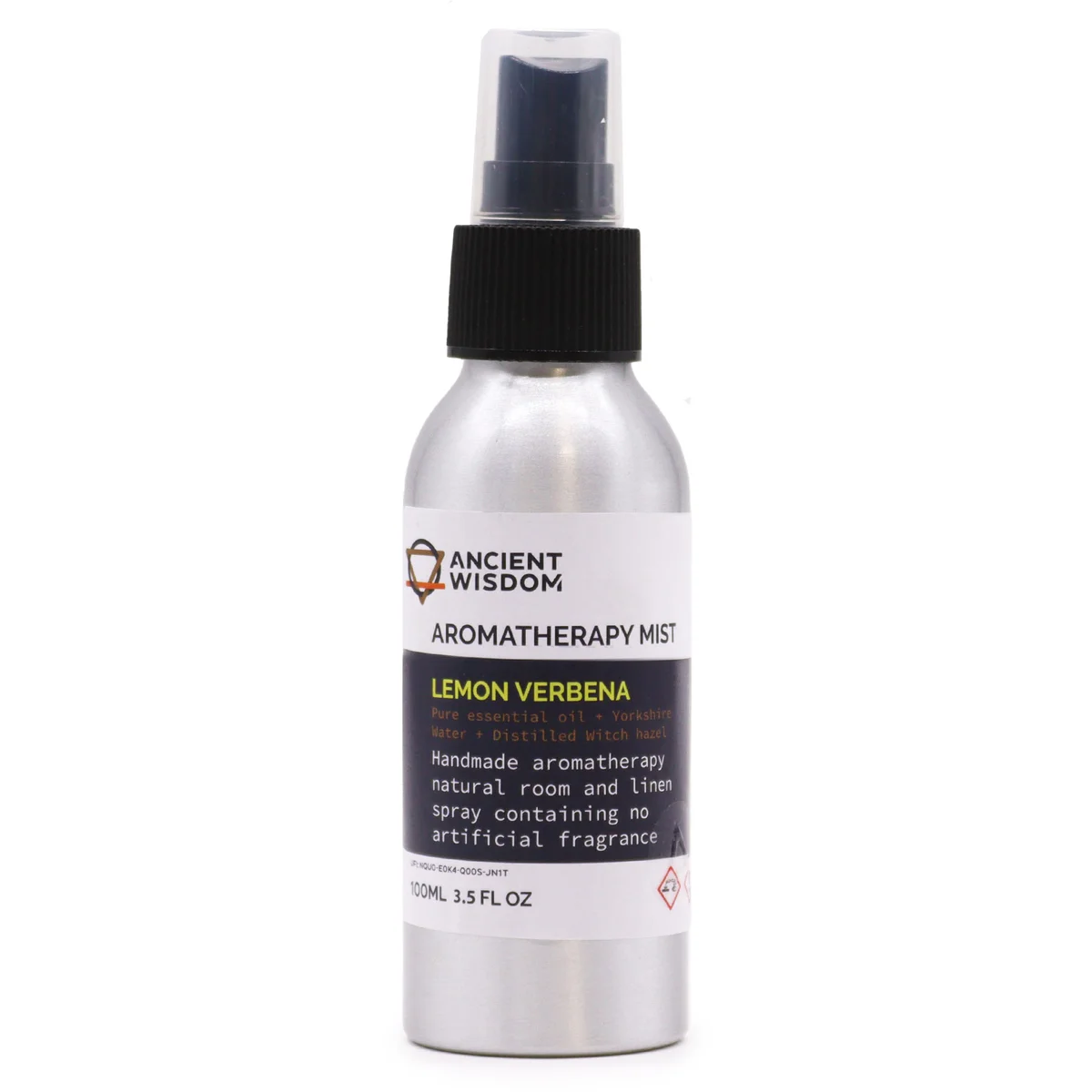 100ml lemon verbena essential oil spray bottle.